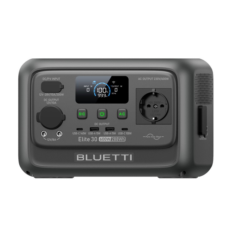 BLUETTI Elite 30 V2 Portable Power Station | 600W 288Wh