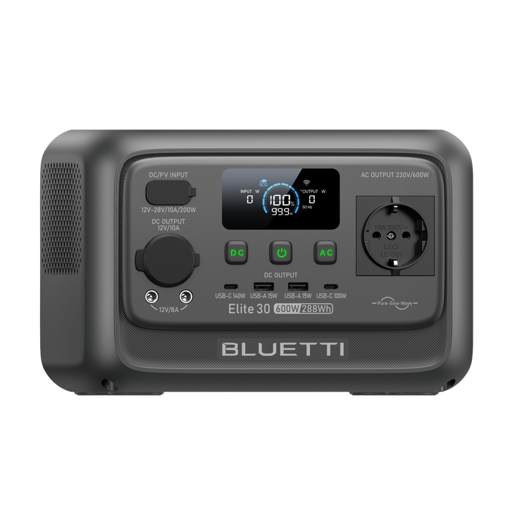 BLUETTI Elite 30 V2 Portable Power Station | 600W 288Wh