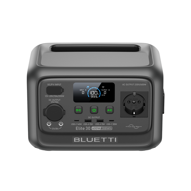 BLUETTI Elite 30 V2 Portable Power Station | 600W 288Wh
