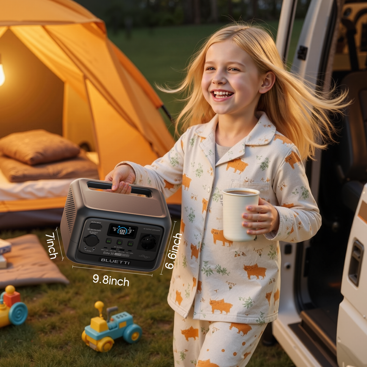 BLUETTI Elite 30 V2 Portable Power Station | 600W 288Wh