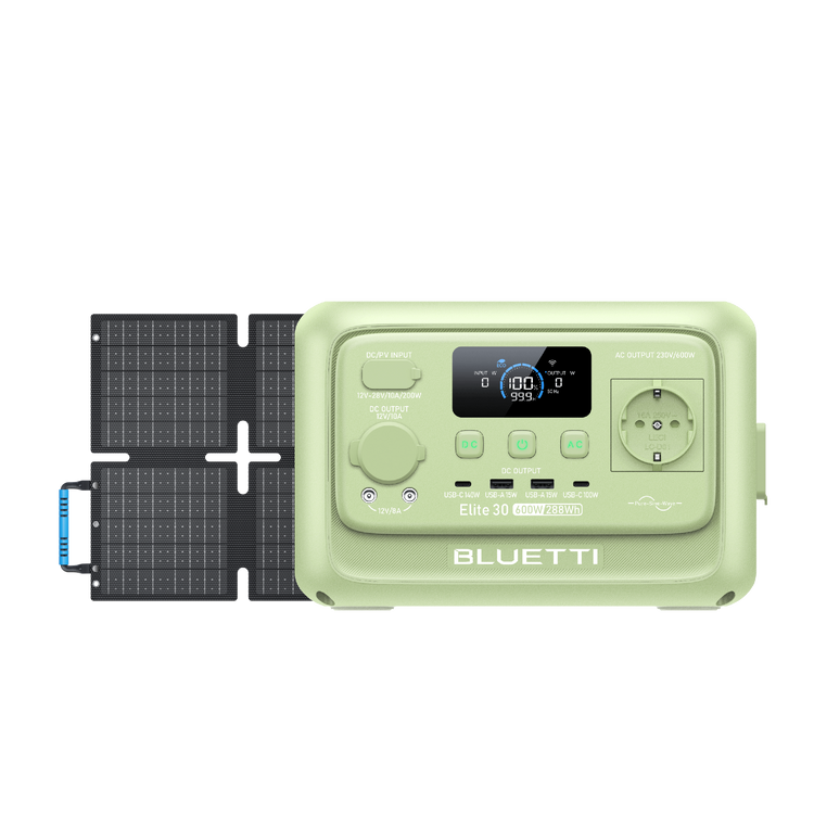BLUETTI Elite 30 V2 Portable Power Station | 600W 288Wh
