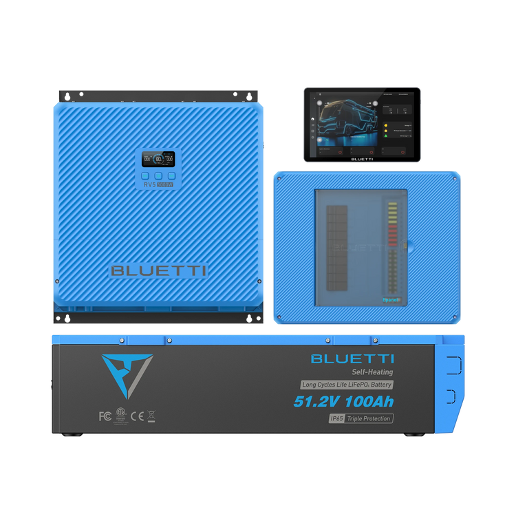 BLUETTI RV5+B4810+Epanel+Epad All-in-One RV Solar System