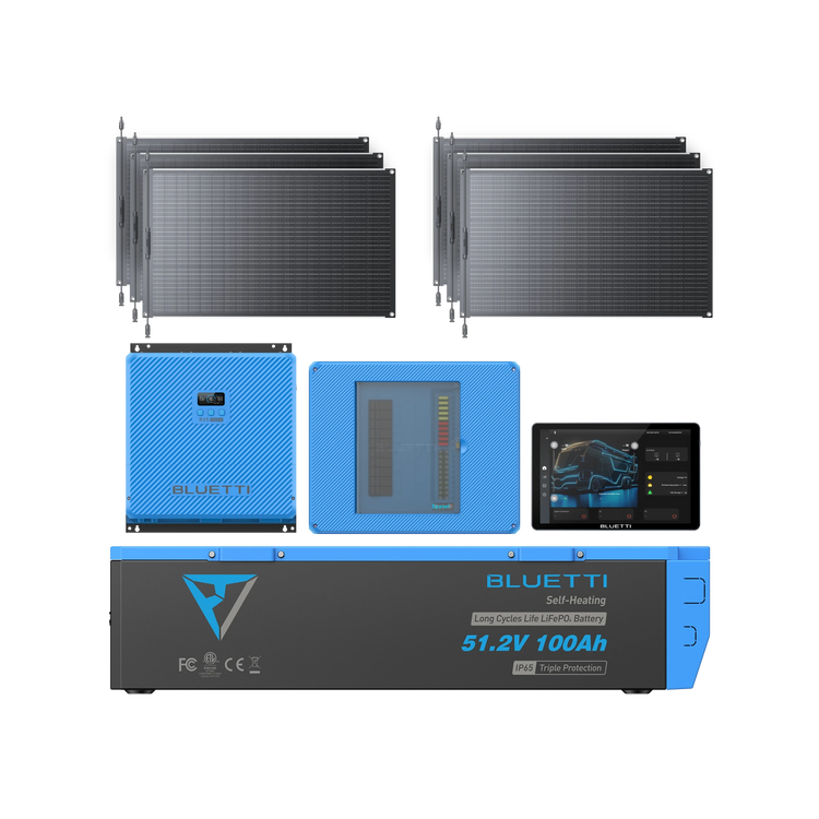 BLUETTI RV5+B4810+Epanel+Epad+3*200W All-in-One RV Solar System
