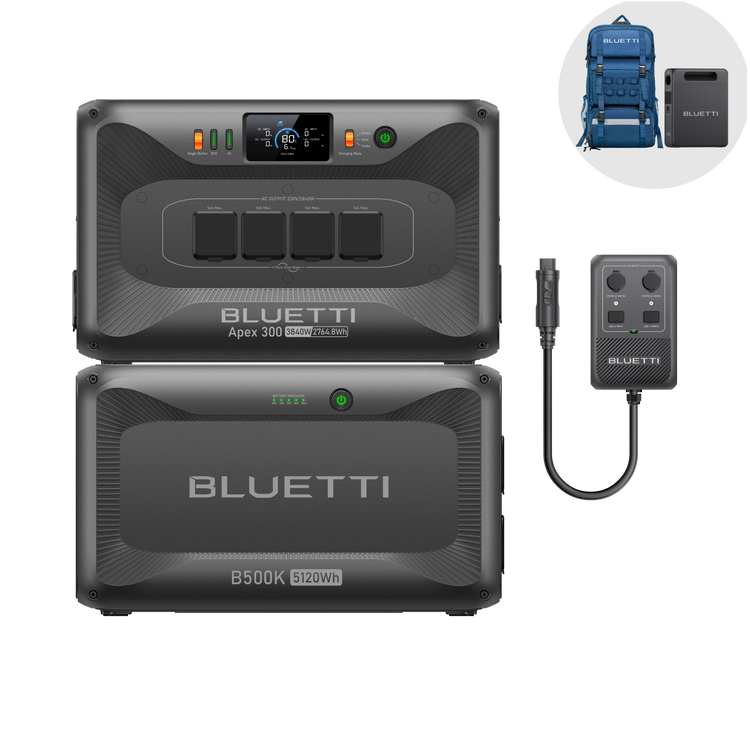 BLUETTI B500K+Apex 300+Hub D1