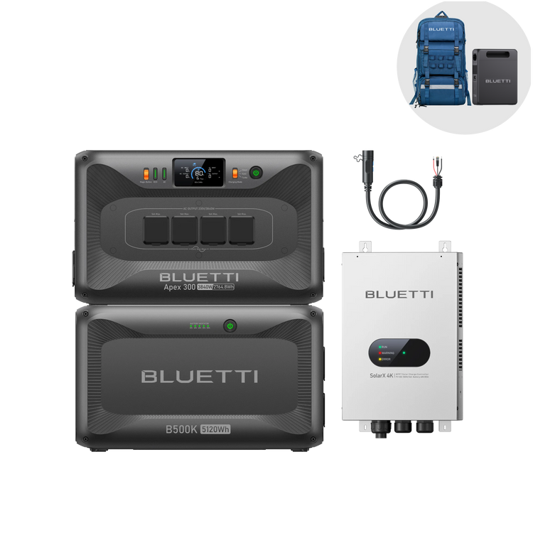 BLUETTI B500K+Apex 300+SolarX 4K