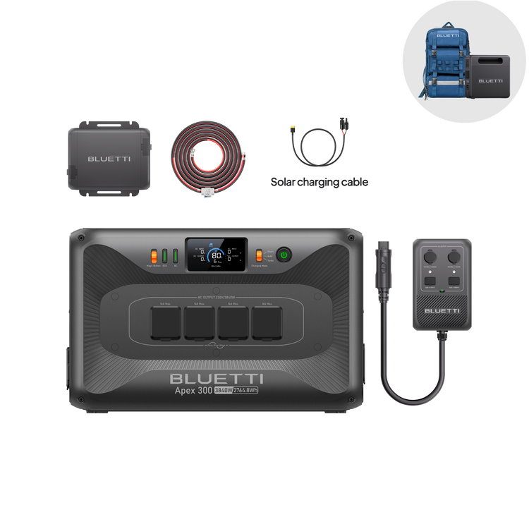 BLUETTI Apex 300+Charger 1+Hub D1