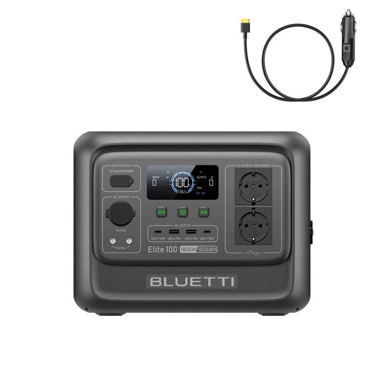 BLUETTI Elite 100 V2+200W Solar Generator Kit