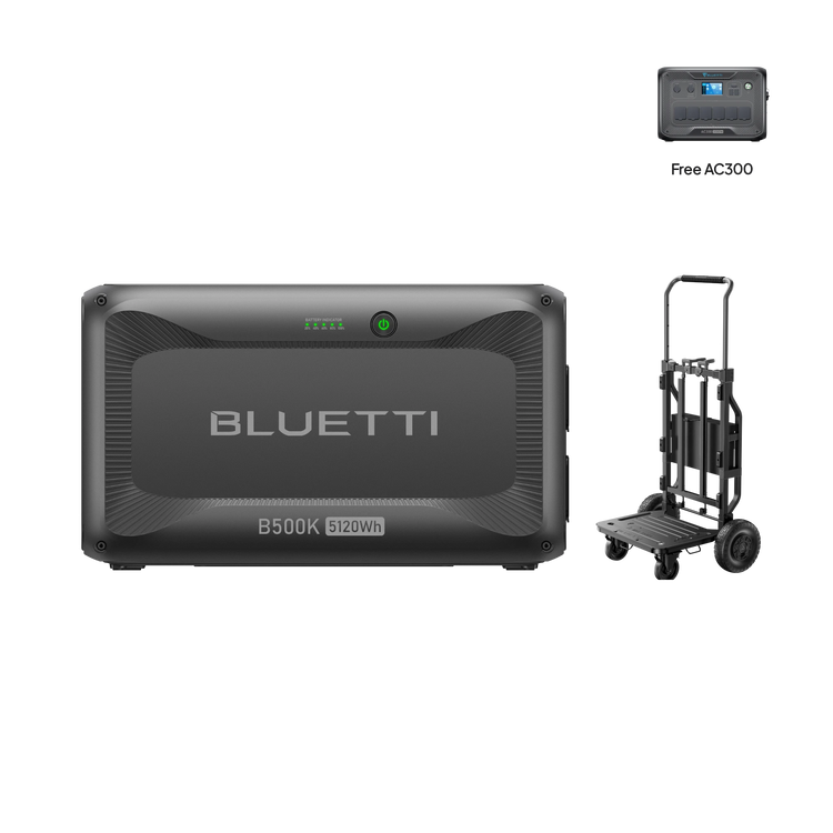 BLUETTI B500K+AC300+Trolley 2