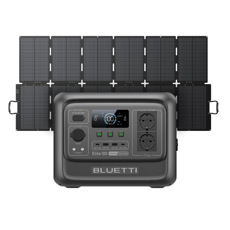 BLUETTI Elite 100 V2 Portable Power Station | 1.800W 1.024Wh