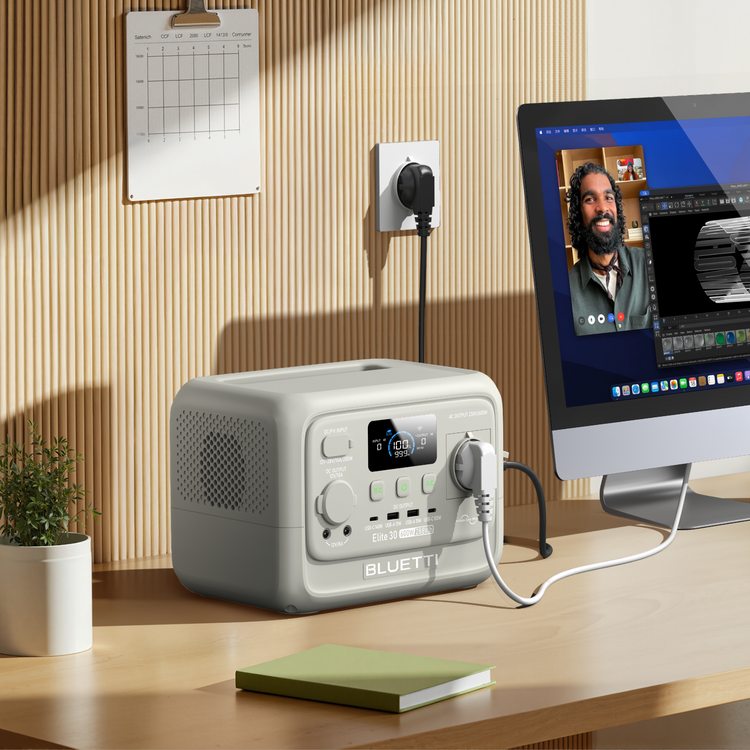 BLUETTI Elite 30 V2 Portable Power Station | 600W 288Wh