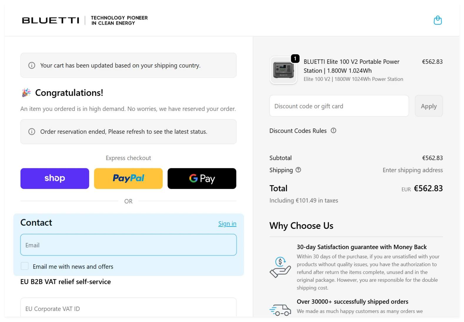 Step 1: Provide BLUETTI Account Email