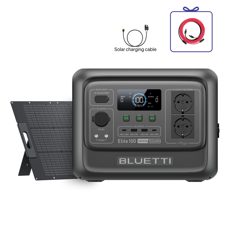 BLUETTI Elite 100 V2 Portable Power Station | 1.800W 1.024Wh