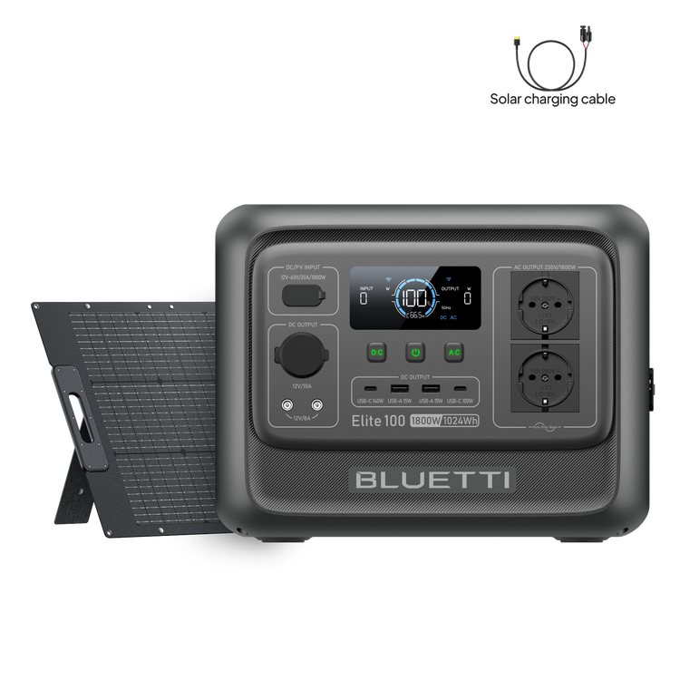 BLUETTI Elite 100 V2 Portable Power Station | 1.800W 1.024Wh