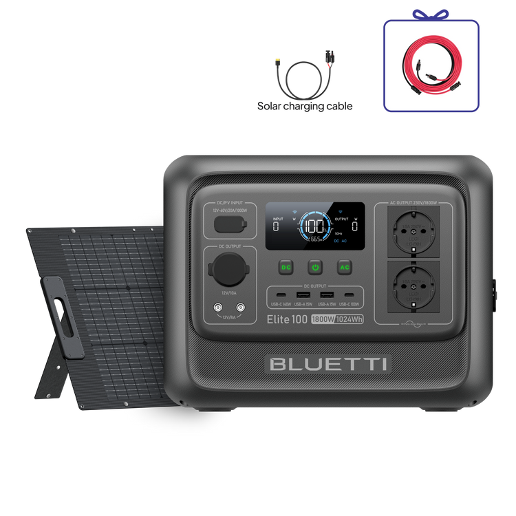BLUETTI Elite 100 V2 Portable Power Station | 1.800W 1.024Wh