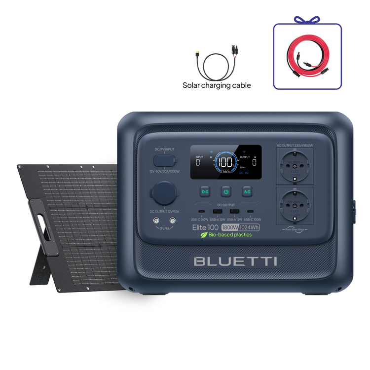BLUETTI Elite 100 V2 Portable Power Station | 1.800W 1.024Wh
