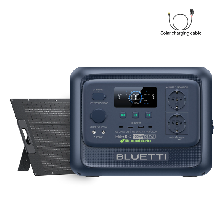 BLUETTI Elite 100 V2 Portable Power Station | 1.800W 1.024Wh