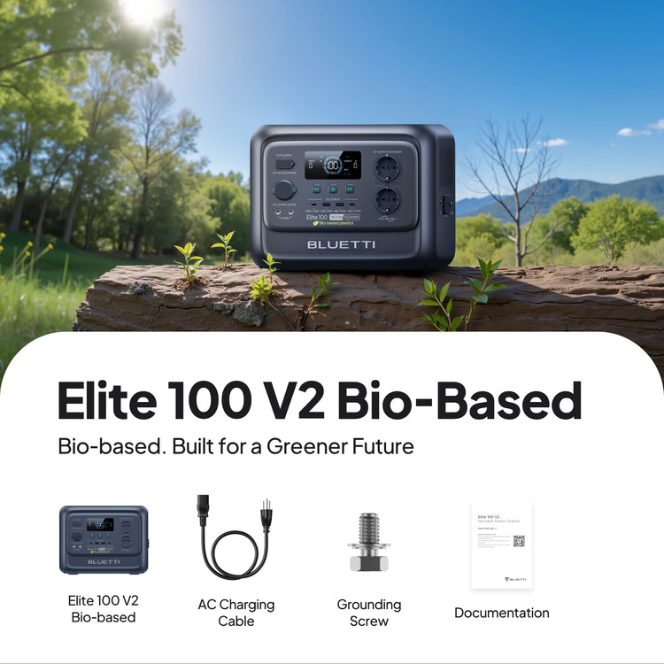 BLUETTI Elite 100 V2 Portable Power Station | 1.800W 1.024Wh