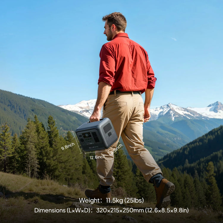 BLUETTI Elite 100 V2 Portable Power Station | 1,800W 1,024Wh | UK Plug