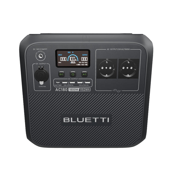 Estação de energia portátil BLUETTI AC180 | 1800W 1152Wh