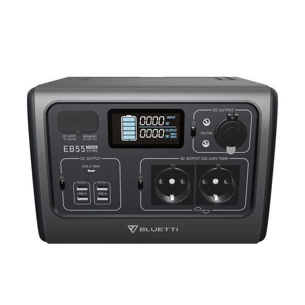 BLUETTI PowerOak EB55 Portable Power Station | 700W 537Wh