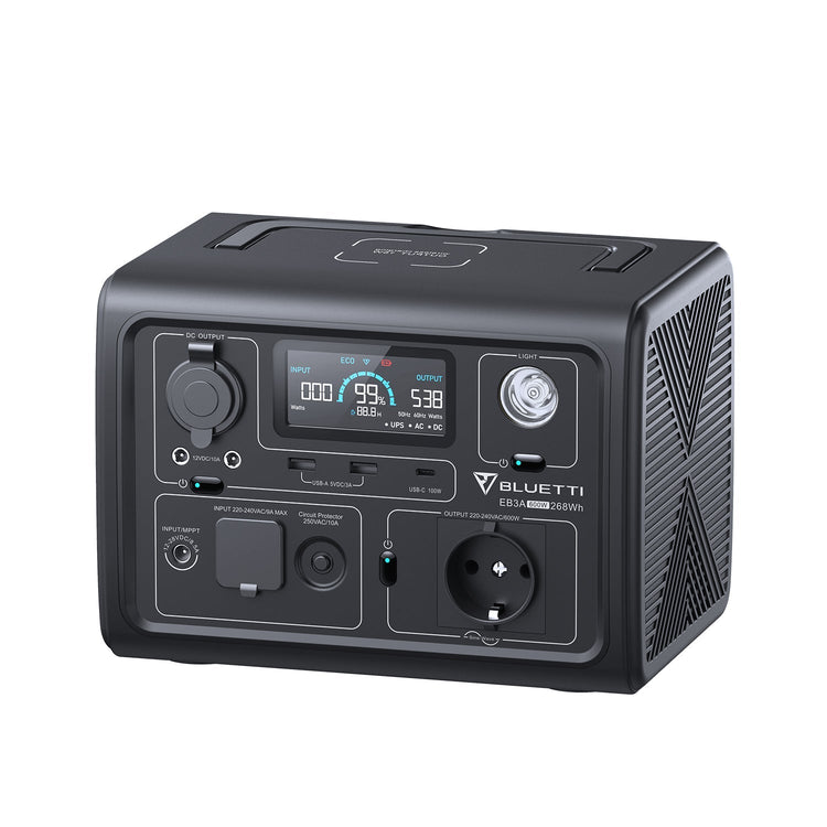 BLUETTI EB3A + MP200 Solar Generator Kit
