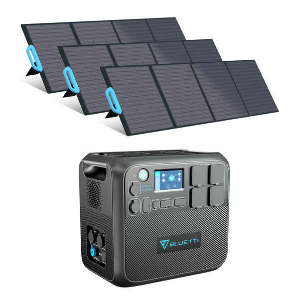 BLUETTI AC200MAX + 3*PV200 Solar Generator Kit