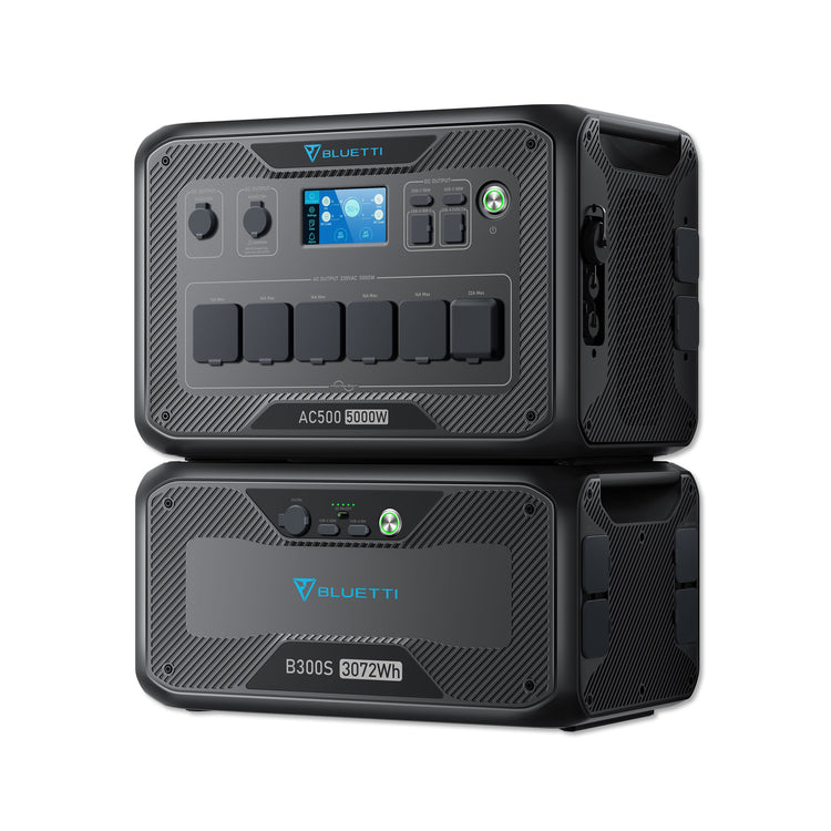 Bluetti AC500 + B300S/B300K batteri batteri batteri