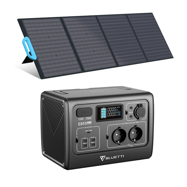 Kit generator solar BLUETTI EB55 + PV120