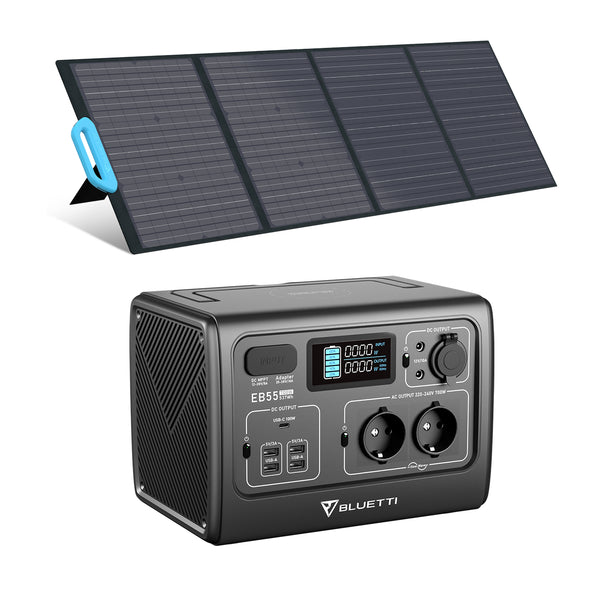 BLUETTI EB55 + PV120 Solar Generator Kit