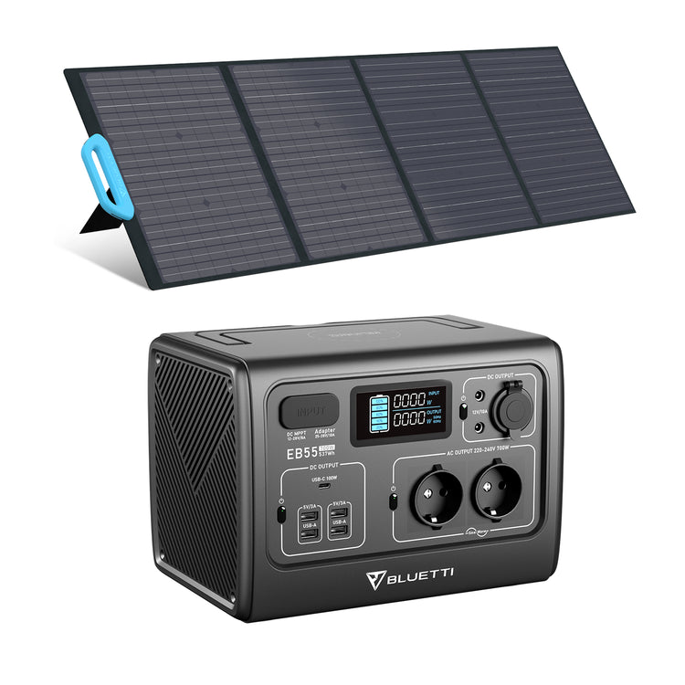 BLUETTI PowerOak EB55 Portable Power Station | 700W 537Wh