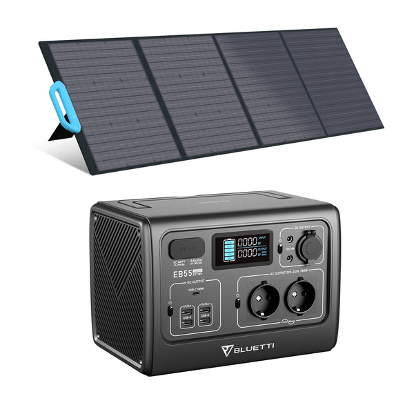 BLUETTI EB55 + PV200  Solar Generator Kit