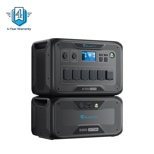 BLUETTI AC500 + B300S Home Battery Backup