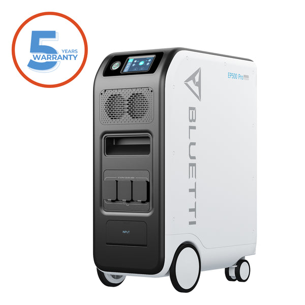 Stáisiún Cumhachta Gréine BLUETTI EP500Pro | 3000W 5100Wh